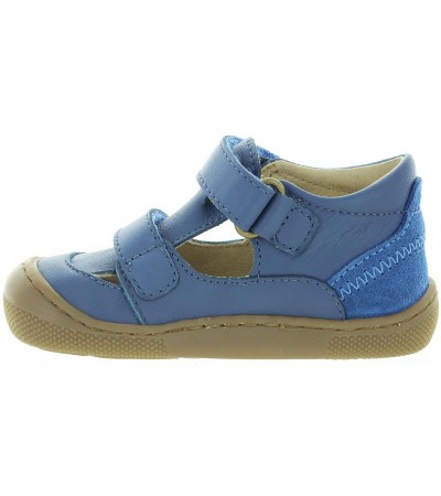 Natural leather shoes with support 