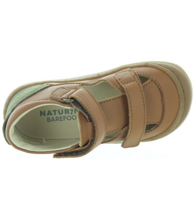 Sandals with high arch made with natural leather 