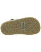 Natural leather sandals with high arch