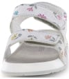 Fashion orthopedic silver girls sandals good arches