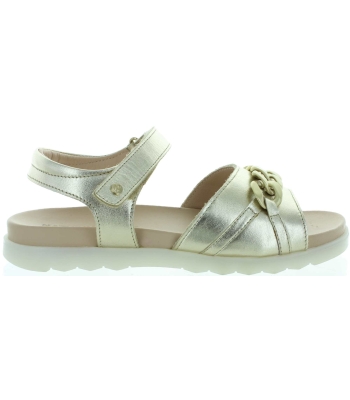 Naturino girl gold sandals with good arch