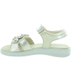 Girls summer gold leather sandals 