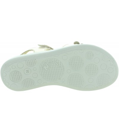 Girls summer gold leather sandals 