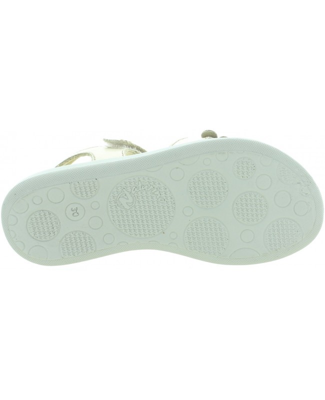 Girls summer gold leather sandals 