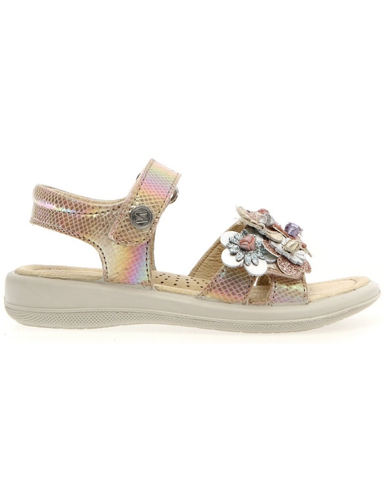 Girls summer gold leather sandals 