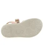 Girls summer gold leather sandals 