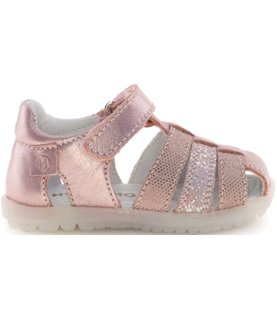 European girls rose ankle closed toe sandals