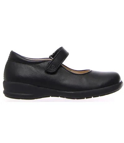 School shoes made in Serbia in black leather 