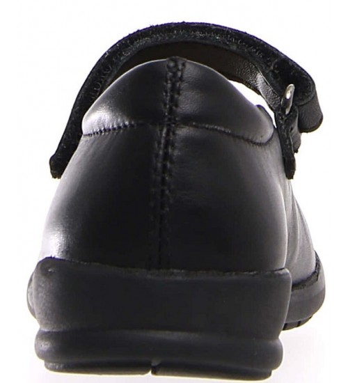 Girls leather shoes in smooth leather 