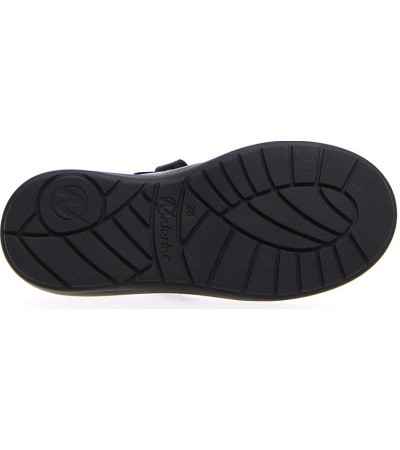 Shoes for girl in black leather from Naturino