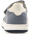Gray leather school shoes for boys