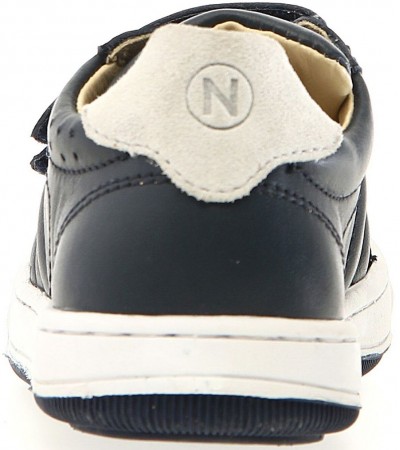 Toddler sneakers with arches in navy leather