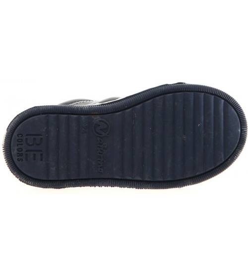 Toddler sneakers with arches in navy leather