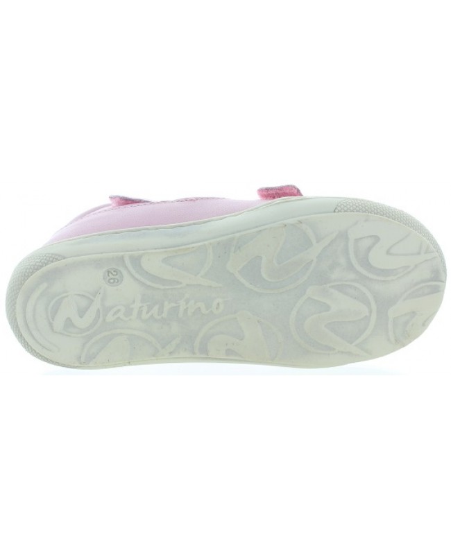 Pink leather with ankle support sandals 