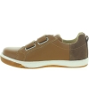 Brown dressy boys shoes with good support 