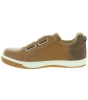 High top brown orthopedic shoes for a child 