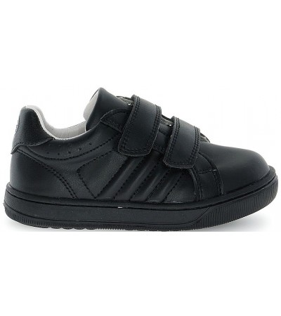 Navy leather school shoes for boys 