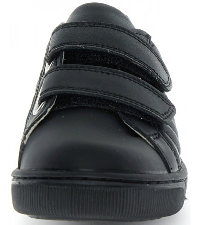 Navy leather school shoes for boys 