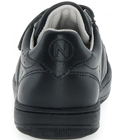 Navy leather school shoes for boys 