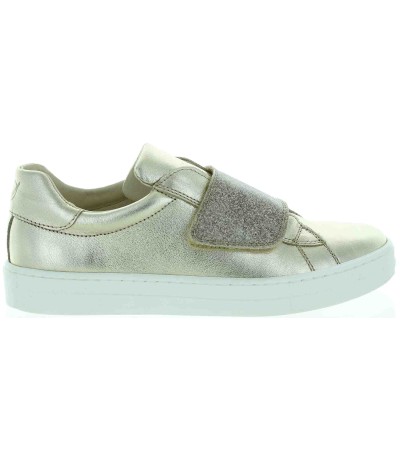 Girls gold sneakers best for overponated ankles