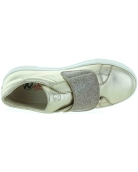 Girls gold sneakers best for overponated ankles