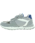 Boys gray sneakers for wide feet and high instep