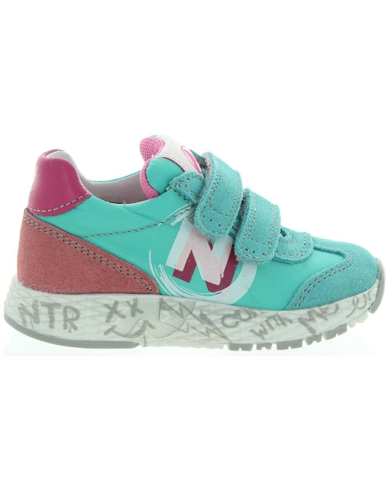 High top sneakers for girls made with leather 
