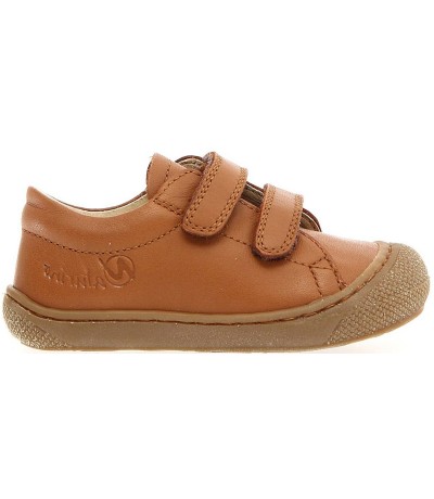 Brown soft sneakers for a boy