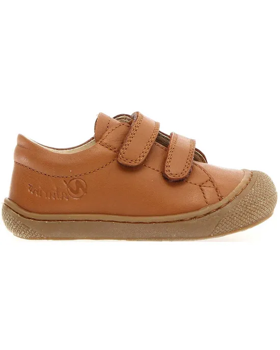 Brown soft sneakers for a boy