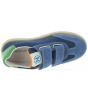 Wide width boys blue shoes with wide instep