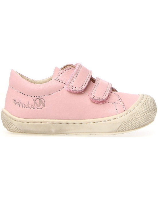 Pink soft sneakers for girls