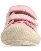 Pink soft sneakers for girls