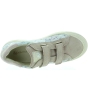 Beige leather orthopedic designer sneakers for children 