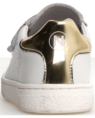 Corrective high top white sneakers for kids 