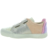 Nude leather girls designer sneakers 