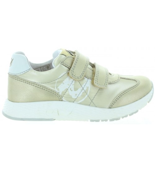 Sneakers for girls from Europe that are gold and fashionable