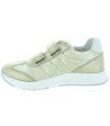 Gold fashionable sneakers for girls from Europe