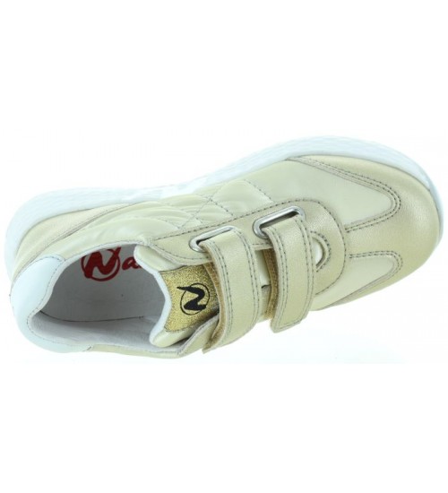 Sneakers for girls from Europe that are gold and fashionable