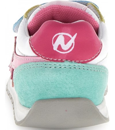 Fashion sneakers for kids in multi leather 