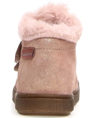 Pink suade European snow boots for girls