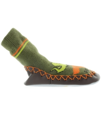 Soft moccasins for a baby boy