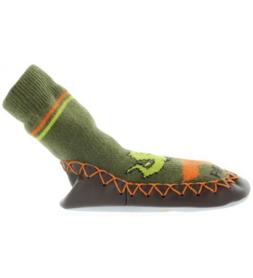 Baby boy soft moccasins