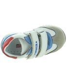 Colorful shoes for a toddler learning to walk 