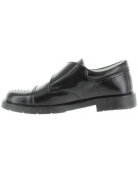 Spanish dress shoes for boy in black leather 