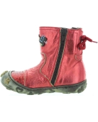 Red Leather Fashion Toddler Boots | Designer from Italy