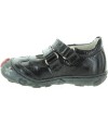 Kids with flat feet black ankle shoes