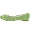 Comfort lime color flat shoes