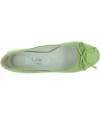 Comfort lime color flat shoes