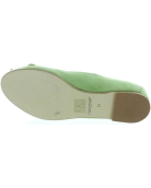 Comfort lime color flat shoes