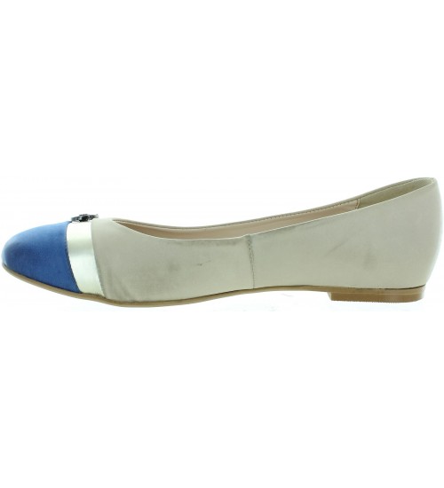Ladies comfort European in beige leather